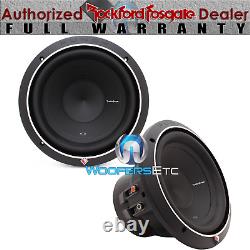 2 Rockford Fosgate P2d4-15 Punch 15 800w Dual 4 Ohm Subwoofers Bass Speakers