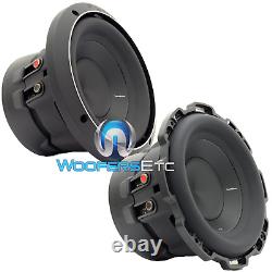 2 Rockford Fosgate P2d4-8 Subs 8 500w Dual 4-ohm Punch Subwoofers Bass Speakers