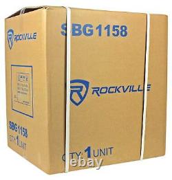 (2) Rockville Sbg1158 15 800w Passive Pro Dj Live Sound Subwoofers Mdf Cabinets