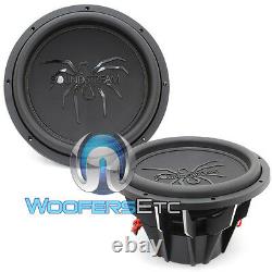 (2) Soundstream T5.154 Pro Subs 15 5200w Max Dual 4-ohm Subwoofers Haut-parleurs Nouveau