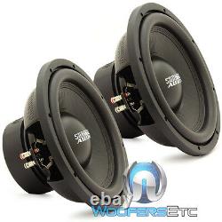 (2) Sundown Audio E-12 V4 D4 12 500w Rms Dual 4-ohm Voiture Subwoofers Haut-parleurs Nouveau