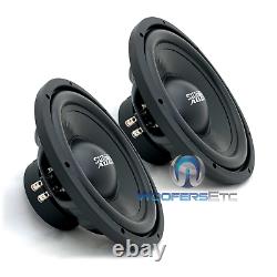 (2) Sundown Audio Lcs V. 2 D4 10 300w Rms Dual 4-ohm Voiture Subwoofers Haut-parleurs Nouveau