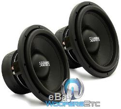 (2) Sundown Audio Sa-d4 12 Rev. 3 Subs 12 750w Dual 4 Ohms Haut-parleurs D'extrêmes Graves