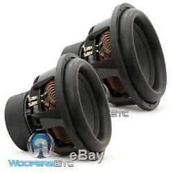 (2) Sundown Audio X-15 V. 2 D4 Subs 15 Dual 4 Ohms Haut-parleurs Nouveau Caissons De Basse Basse