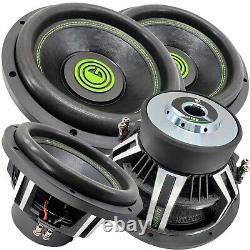 2 x Warzone 12 pouces 6000 Watt Subwoofer audio de voiture avec une puissance de 2 Ohm DVC (2 haut-parleurs)