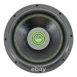 2 x Warzone 12 pouces 6000 Watt Subwoofer audio de voiture avec une puissance de 2 Ohm DVC (2 haut-parleurs)