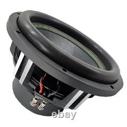 2 x Warzone 12 pouces 6000 Watt Subwoofer audio de voiture avec une puissance de 2 Ohm DVC (2 haut-parleurs)