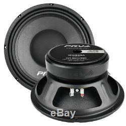 2x Audio 10 Prv Sub Woofer Alto Audio Pro Bass Speaker 1300w 8 Ohms
