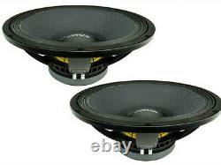 2x Prv Audio 18sw2200v2 High-power Pro 18 8ohm 2200w Subwoofer Speaker Sub Pair