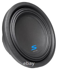 Alpine S-w10d4 10 1800 Watt Voiture Audio Subwoofer+portable Bluetooth Haut-parleur