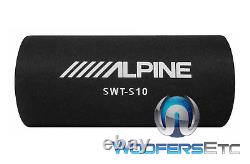Alpine Swt-s10 10 1200w Sous-woofer Porte-tube Boîtier Basse Haut-parleur & Grille