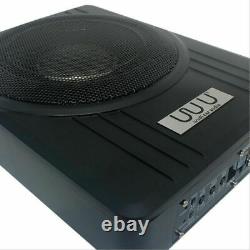 Amplificateur Audio De 10'' 12v 600w Ultra-thin Active Car Under-seat Subwoofer Speaker