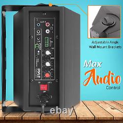 Amplificateur De Son Du Système De Haut-parleur Extérieur Intérieur Pyle Bluetooth, 5.25 Pouces (2 Paquets)