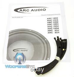 Arc Audio Arc8d2 V3 8 150w Rms Dual 2-ohm Subwoofer Car Audio Speaker Nouveau