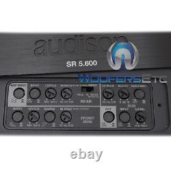 Audison Sr5.600 5 Canaux 1000w Composant Haut-parleurs Subwoofer Amplificateur De Voiture Nouveau