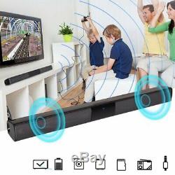 Barre De Son Sans Fil Bluetooth Speaker System Tv Home Cinéma Soundbar Caisson De Basses