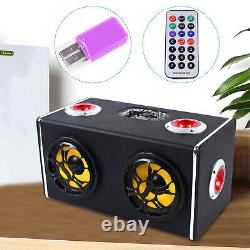 Bluetooth Car Speaker Mini Subwoofer Home Car Portable 360° Surround Sound Nouveau