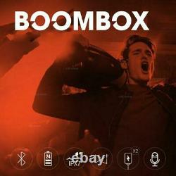 Boombox 2 Haut-parleur Audio Sans Fil Bluetooth Portable Musique Extérieure Subwoofer Ipx7