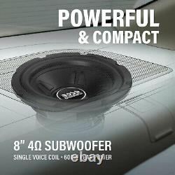Boss Audio Systems 600-watt 8-inch Subwoofer & 6.5 Dans Les Haut-parleurs Coaxiaux (2 Paires)