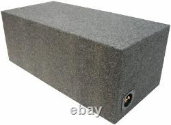 Car Audio Dual 15 Pouces Ported Subwoofer Bass Speaker Sub Box 3/4 Mdf Enclosure