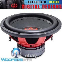 DD Audio Psw12-d2 12 Sub Woofer 1800w Dual 2-ohm Car Subwoofer Bass Speaker can be translated to: DD Audio Psw12-d2 12 Sub Woofer 1800w Haut-parleur de basses pour voiture à double bobine de 2 ohms.