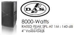 Das Audio Vantec 218 Passive Dual 18 Pouces 8000 Watts Bass Reflex Subwoofer System