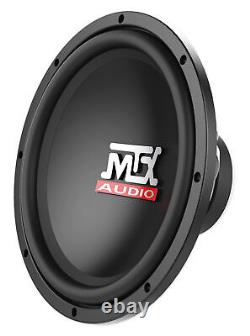 Deux Mtx Audio Tn12-02 200w Rms 12 Single 2ohm Voiture Audio Subwoofers Bass Speaker