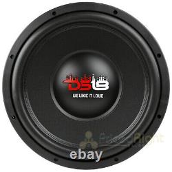 Ds18 15 Subwoofer Dual 4 Ohm 1500 Watts Max Basse Sub Speaker Car Audio Z-vx15