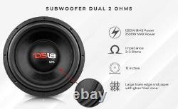 Ds18 Exl-x12.2d 12 Auto Audio Subwoofer 2500 Watts DVC 2-ohms (1 Haut-parleur)