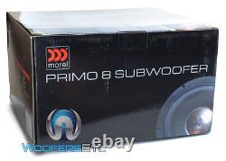 Enceinte de subwoofer de voiture Morel Primo 804 Sub 8 Audio 4 ohms 400 W Clean Bass Nouveau haut-parleur de subwoofer