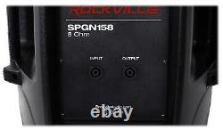 Enceintes Rockville SPGN158 15 8-Ohm 1600 Watt DJ PA + Subwoofers Passifs Subs