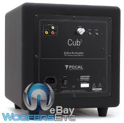Focal Cub3 Noir Compact Actif 8 Polyflex Caisson De Basses-parleurs Bass Home Cinéma