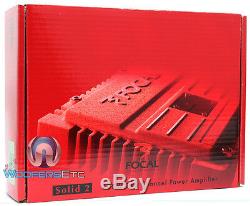 Focal Solid2 Red Amp 2 Canaux 400w Max Haut-parleurs Composant Subwoofer Amplificateur