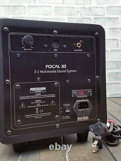 Focal Xs 2.1 Système De Son Multimédia Powered Subwoofer Et Haut-parleurs