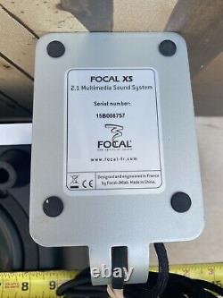Focal Xs 2.1 Système De Son Multimédia Powered Subwoofer Et Haut-parleurs