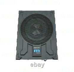 Gravité GRWF10 10 1200W MAX Puissance Voiture Audio Sous Siège Subwoofer + Kit Ampli