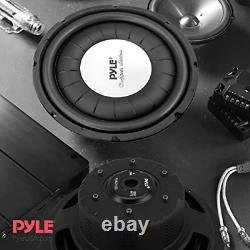 Haut-parleur audio Pyle pour véhicule voiture Subwoofer 12 pouces 1200 Watt, noir