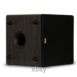 Haut-parleur de caisson de basses LFE 12 pouces alimenté pour home cinéma Acoustic Audio PSW500-12, subwoofer à tir frontal