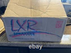 Haut-parleur de caisson de basses pour voiture NOS LXR Lanzar Sound LXR12 12' WOOFER 4 Ohm Rose Script