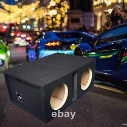 Heavy Duty Pro Dual 8 Ported Subwoofer Enclosure Car Audio Speaker Box All Mdf