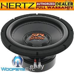 Hertz Audio Ss-12-d2 Spl 12 Sub 2000w Double 2-ohm Car Subwoofer Bass Speaker Nouveau