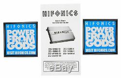 Hifonics Zg-1800.1d Zeus 1800w 1 Ch 3600w Max Subwoofers Haut-parleurs D'ampli Basse