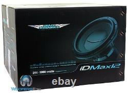 Image Dynamics Idmax12 V. 4 D2 Pro 12 Dual 2-ohm 1800w Max Subwoofer Speaker Nouveau