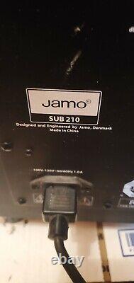 Jamo Sub 210 Haut-parleur Subwoofer Motorisé Danish Sound Design. Travail. Navire Libre