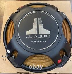 Jl Audio 10tw3-d8 Dual 8 Ohm 400w 10 Shallow Slim Mount Subwoofer Speaker