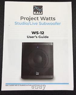 Kali Audio Ws-12 12 Studio/live Subwoofer