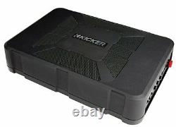 Kicker 11hs8 8 150w Hideaway Car Audio Powered Subwoofer Sub Hs8+6.5 Haut-parleurs