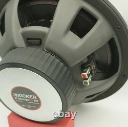 Kicker 12 Compr Subwoofer 43cwr124 500w Rms 4 Ohm Dual Voice Coil Haut-parleur Audio