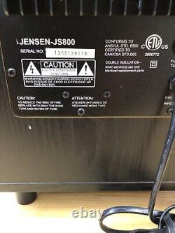 Le haut-parleur subwoofer Jensen JS800 pour home cinéma audio testé.