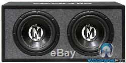 Memphis 2 12 + Subwoofers Ported Box Loaded Caisson De Grave Bass Haut-parleurs Car Audio